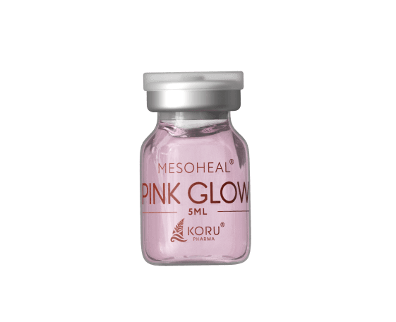 KORU Pharma MESOHEAL Pink Glow product packaging